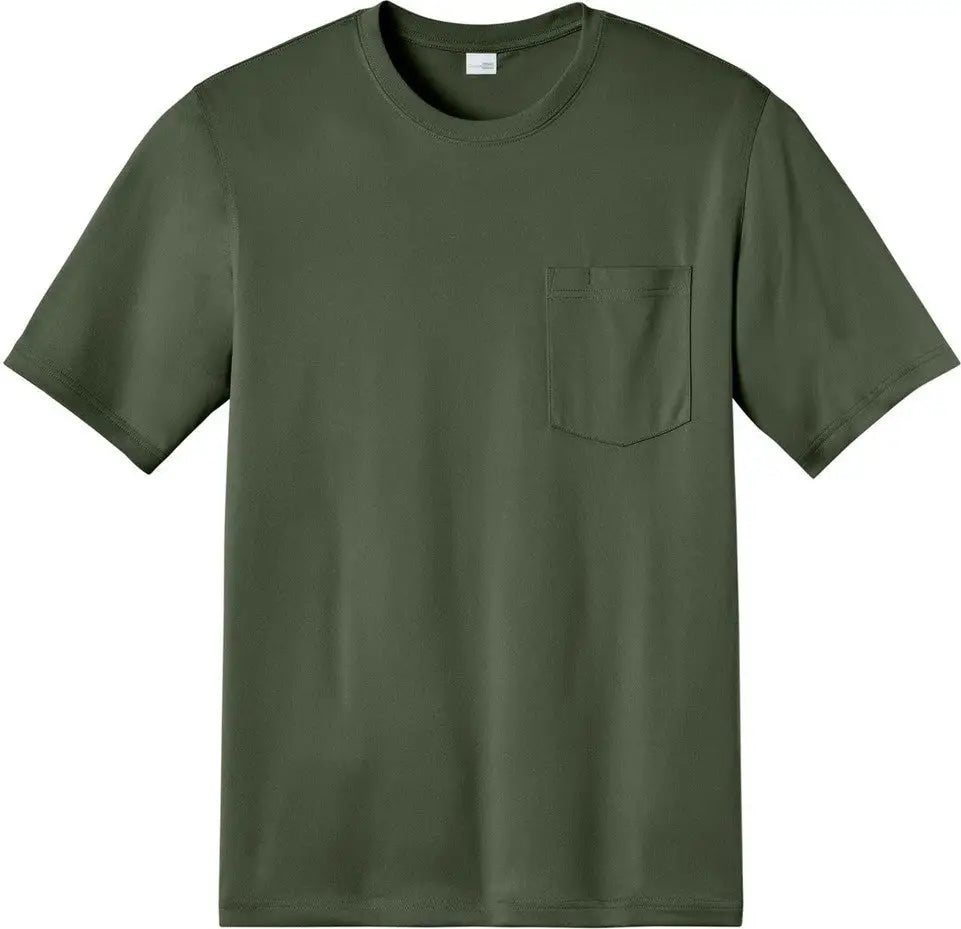 Cornerstone Cs440p Workwear Pro Short Sleeve Pocket Tee - Tactical Green