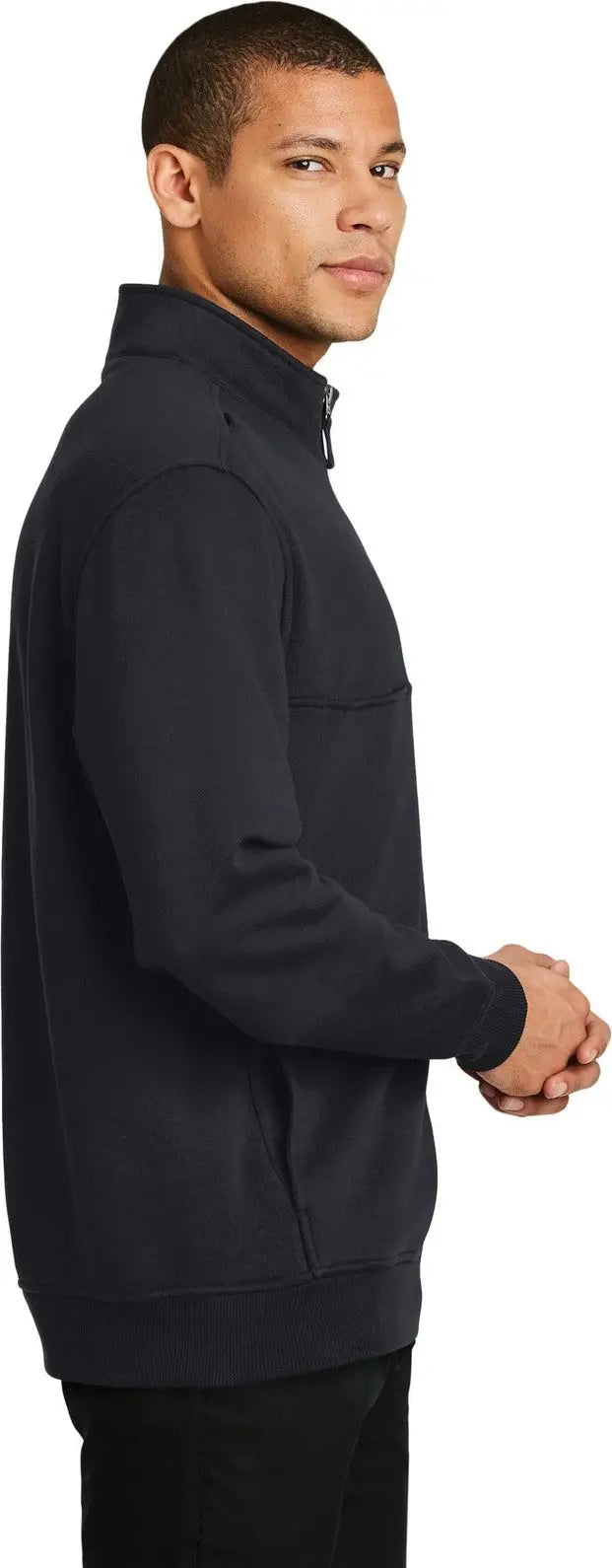 Cornerstone Cs626 1/2-zip Job Shirt - Dark Navy