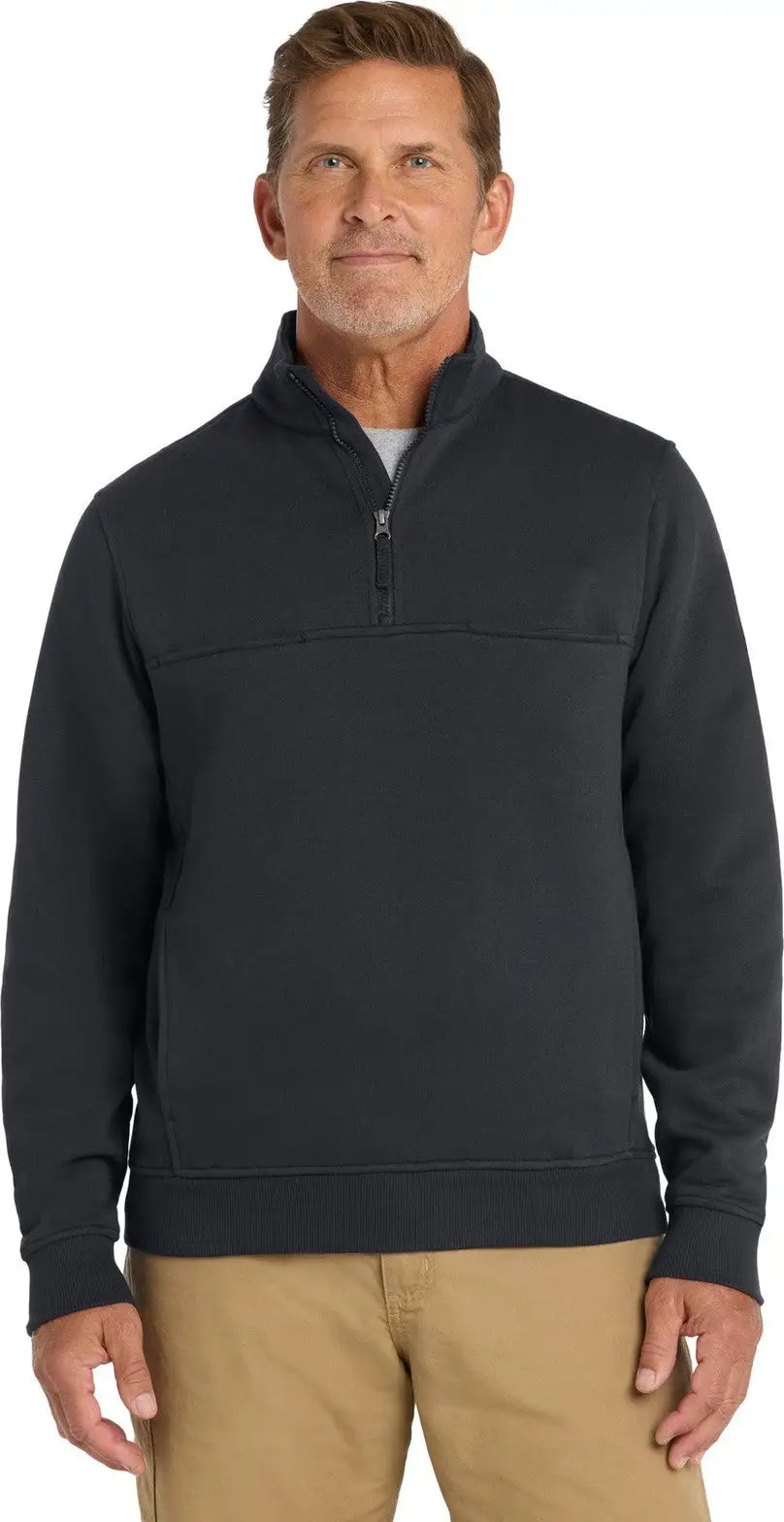 Cornerstone Cs626 1/2-zip Job Shirt - Dark Navy