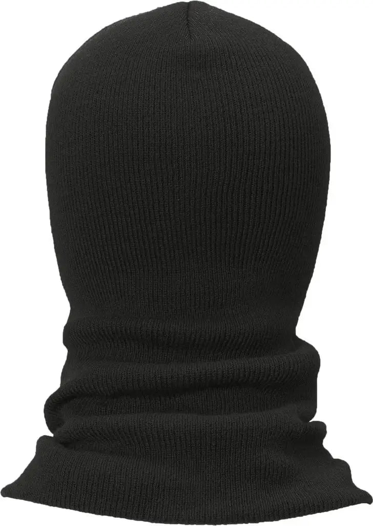 Cornerstone Cs805 Rib Knit Face Mask - Black / Adult Osfa