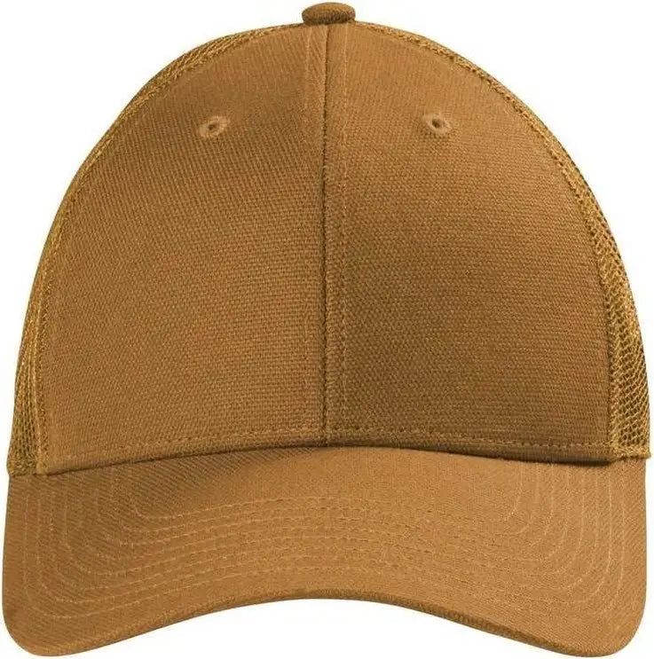 Cornerstone Cs811 Canvas Mesh Back Cap - Duck Brown - Osfm