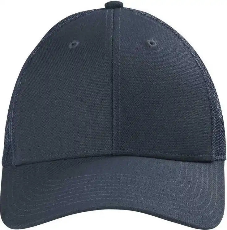 Cornerstone Cs811 Canvas Mesh Back Cap - Navy Blue - Osfm