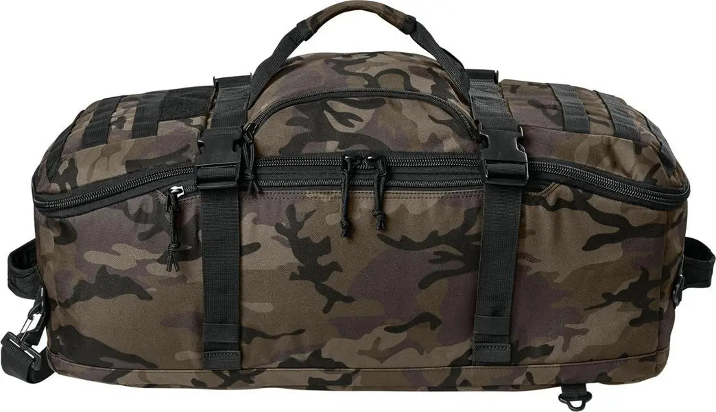 Cornerstone Csb817 Tactical Barrel Duffel - Black Ink Camo