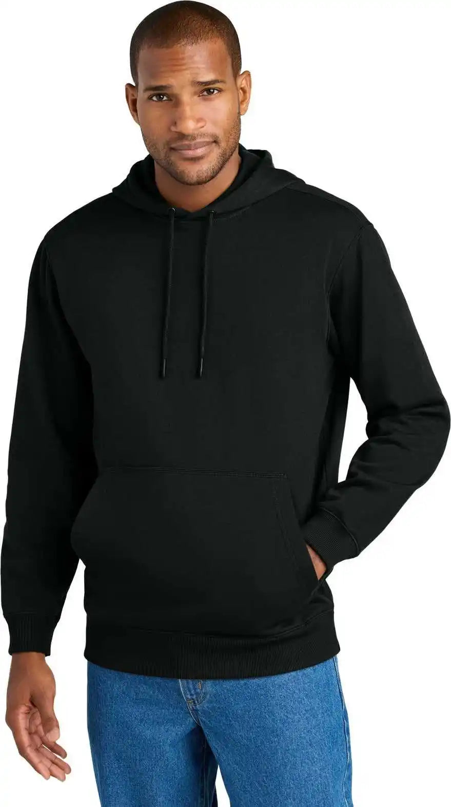 Cornerstone Csf630 Tough Fleece Pullover Hoodie - Black
