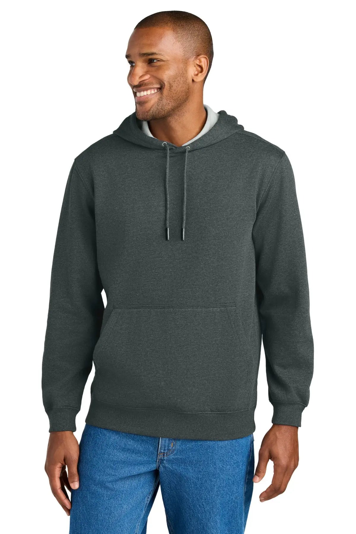 Cornerstone Csf630 Tough Fleece Pullover Hoodie - Charcoal Heather - Adult Xs