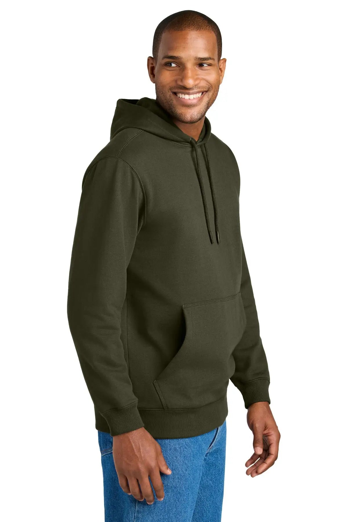 Cornerstone Csf630 Tough Fleece Pullover Hoodie - Tundra Green