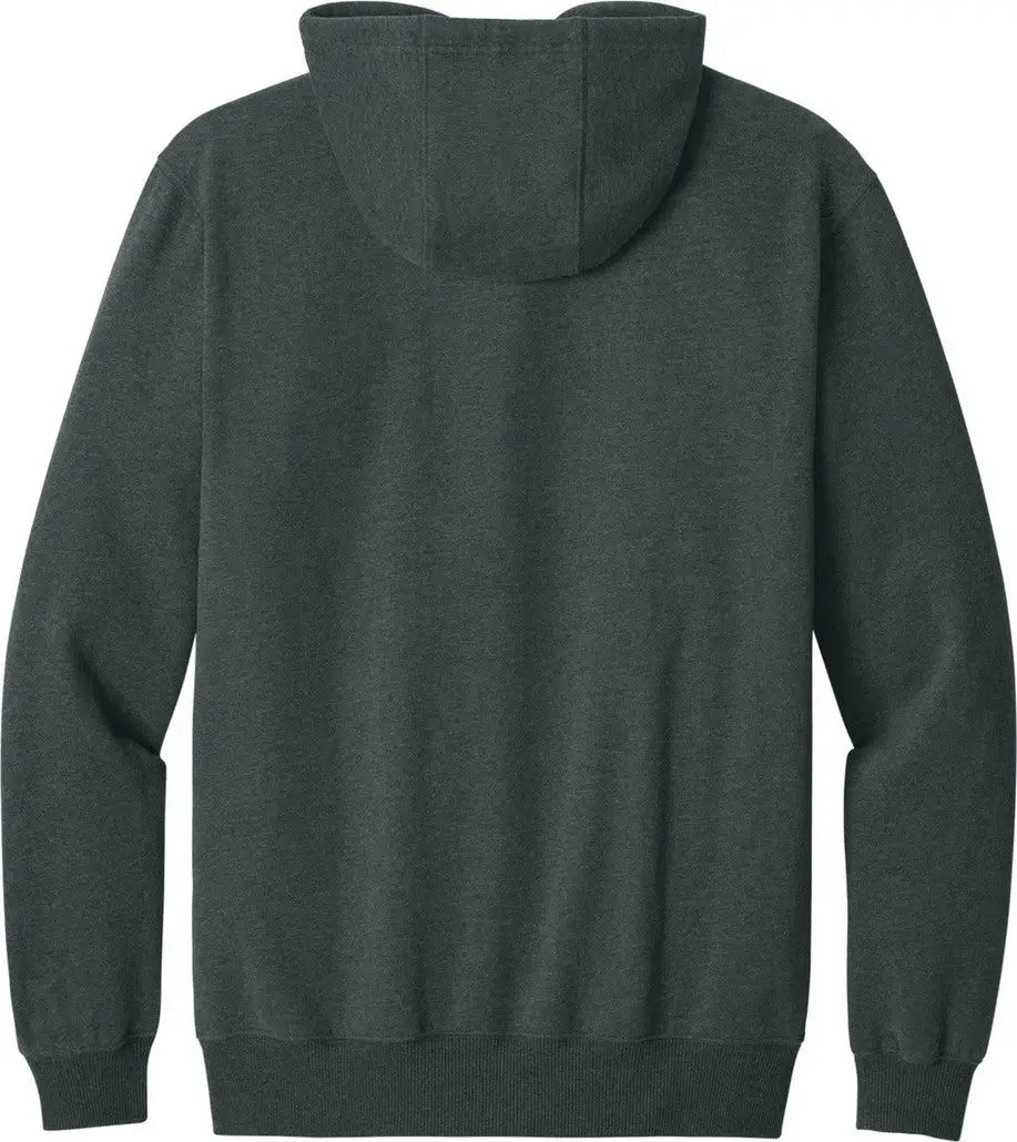 Cornerstone Csf631 Tough Fleece Full-zip Hoodie - Charcoal Heather