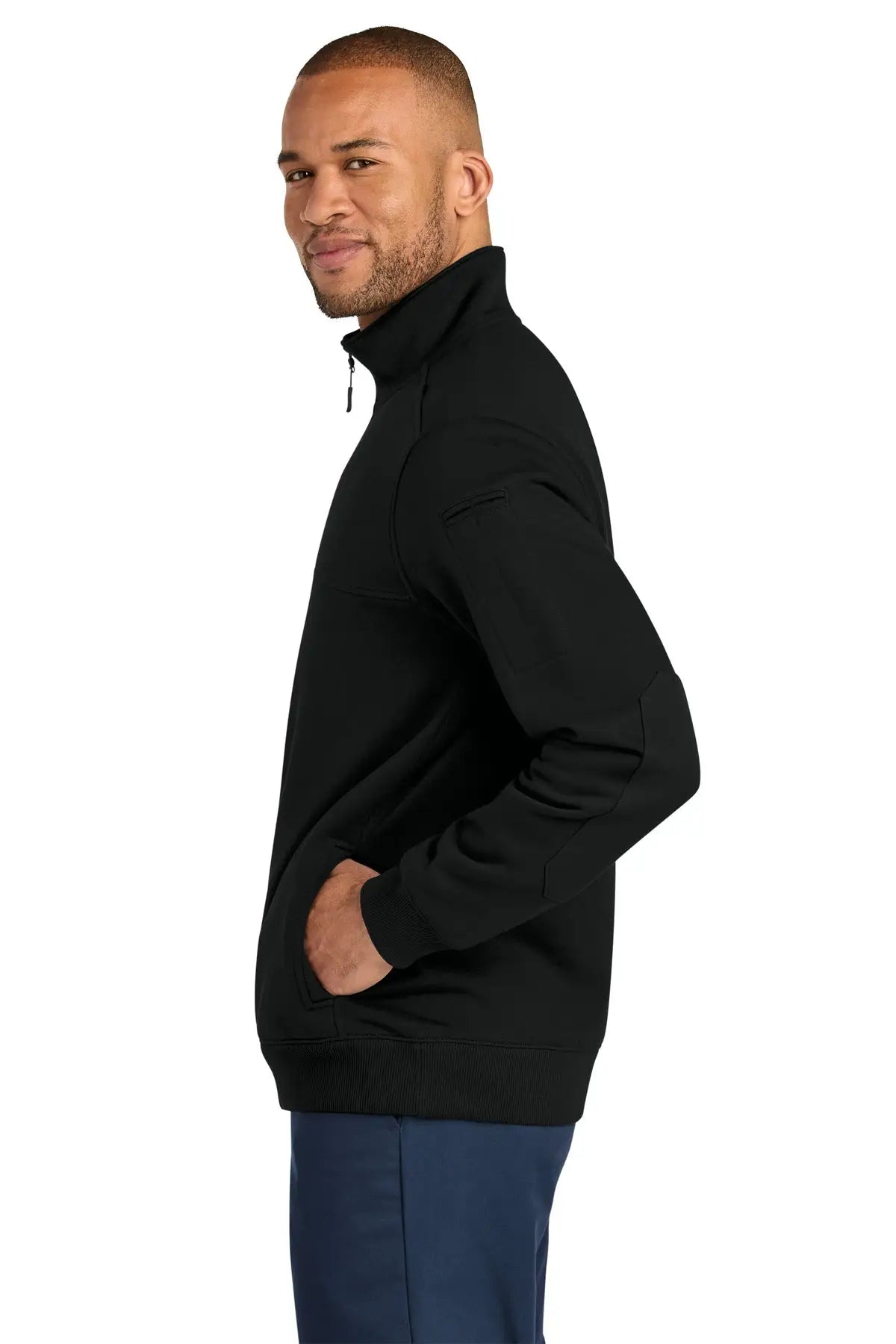 Cornerstone Csf635 12-oz. Tough Fleece Job Shirt - Black