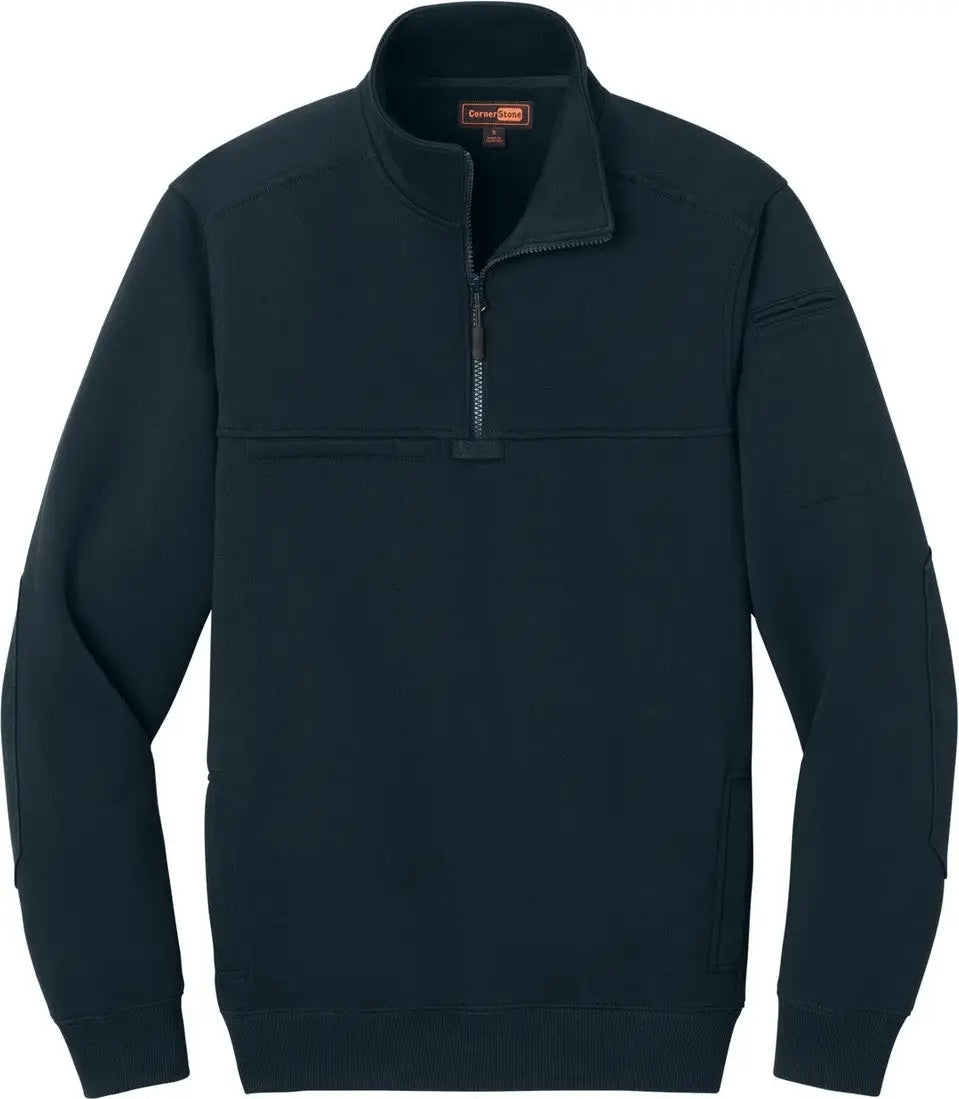 Cornerstone Csf635 12-oz. Tough Fleece Job Shirt - Navy Blue