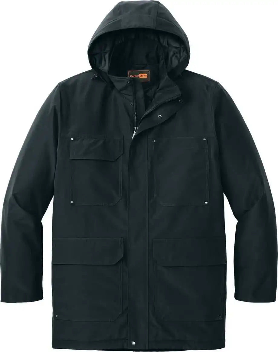 Cornerstone Csj10 Elements Insulated Parka - Navy