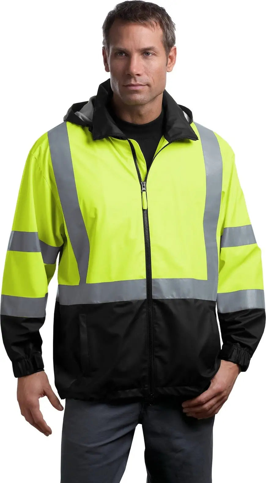 Cornerstone Csj25 Ansi 107 Class 3 Safety Windbreaker