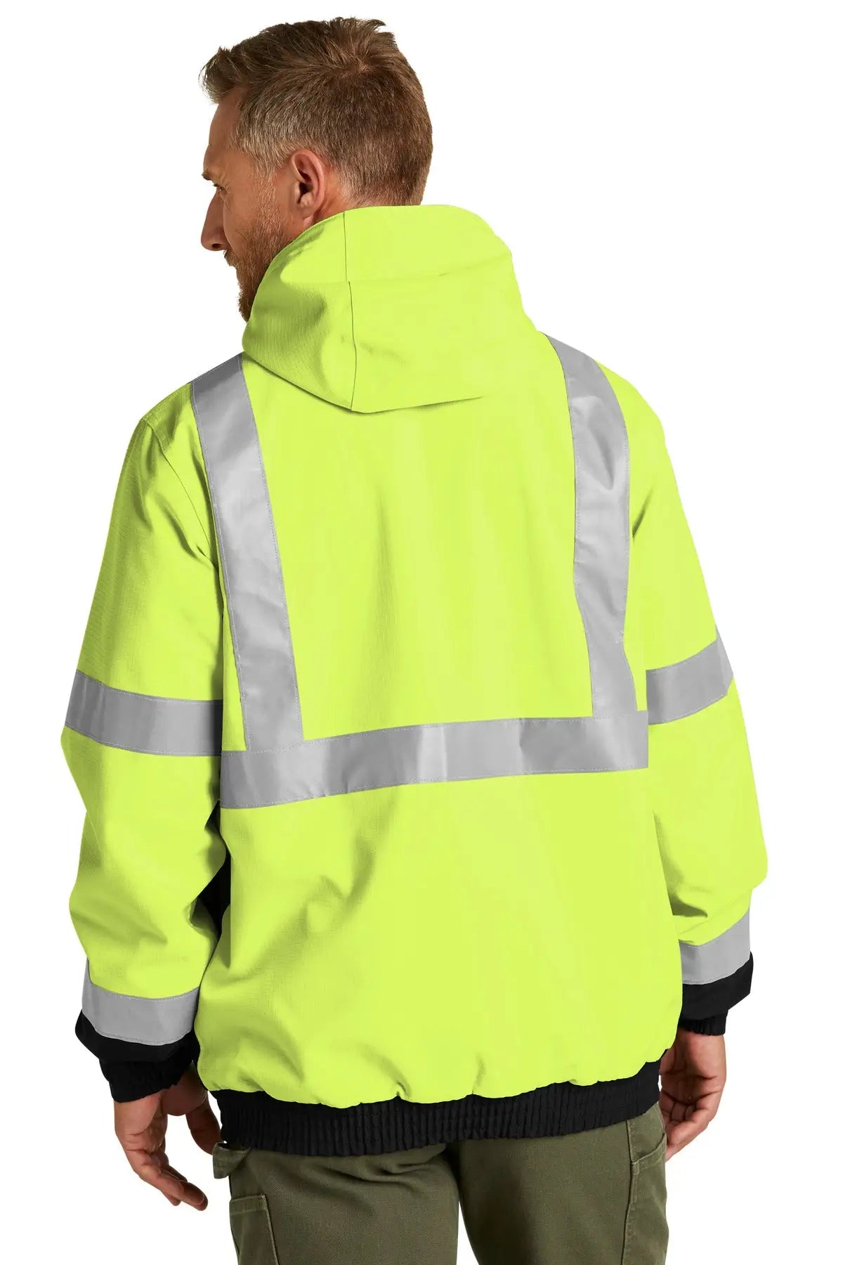 Cornerstone Csj501 Ansi 107 Class 3 Waterproof Insulated Ripstop Bomber Jacket