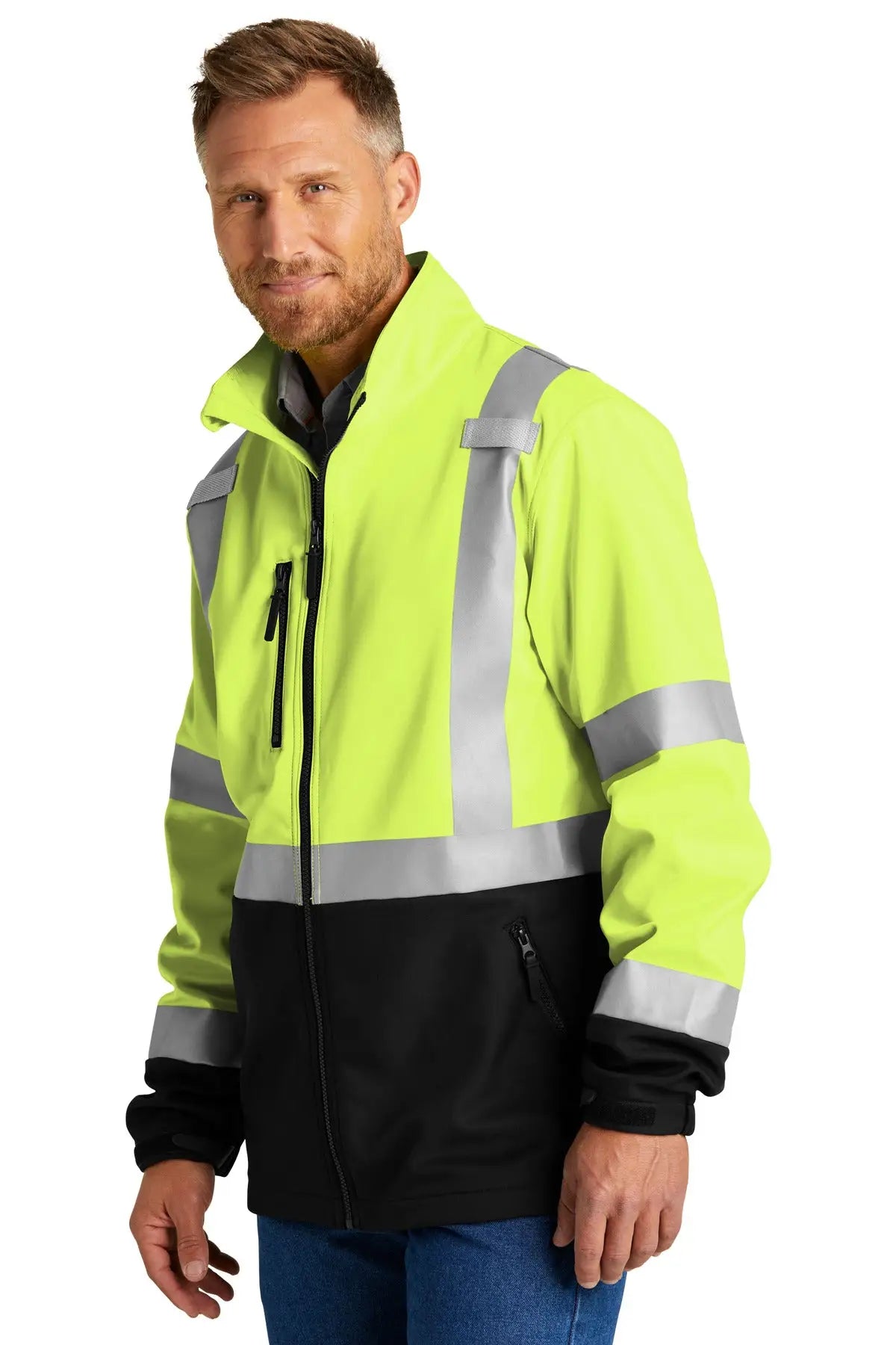 Cornerstone Csj503 Ansi 107 Class 3 Soft Shell Jacket