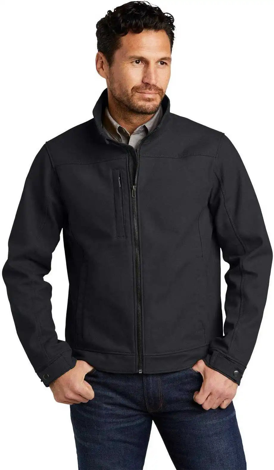 Cornerstone Csj60 Duck Bonded Soft Shell Jacket - Charcoal