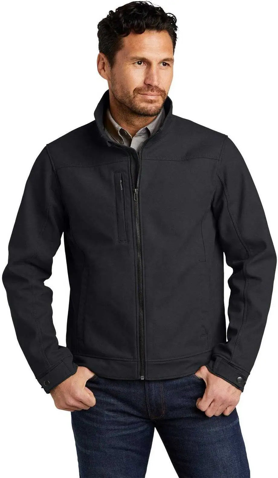 Cornerstone Csj60 Duck Bonded Soft Shell Jacket - Charcoal