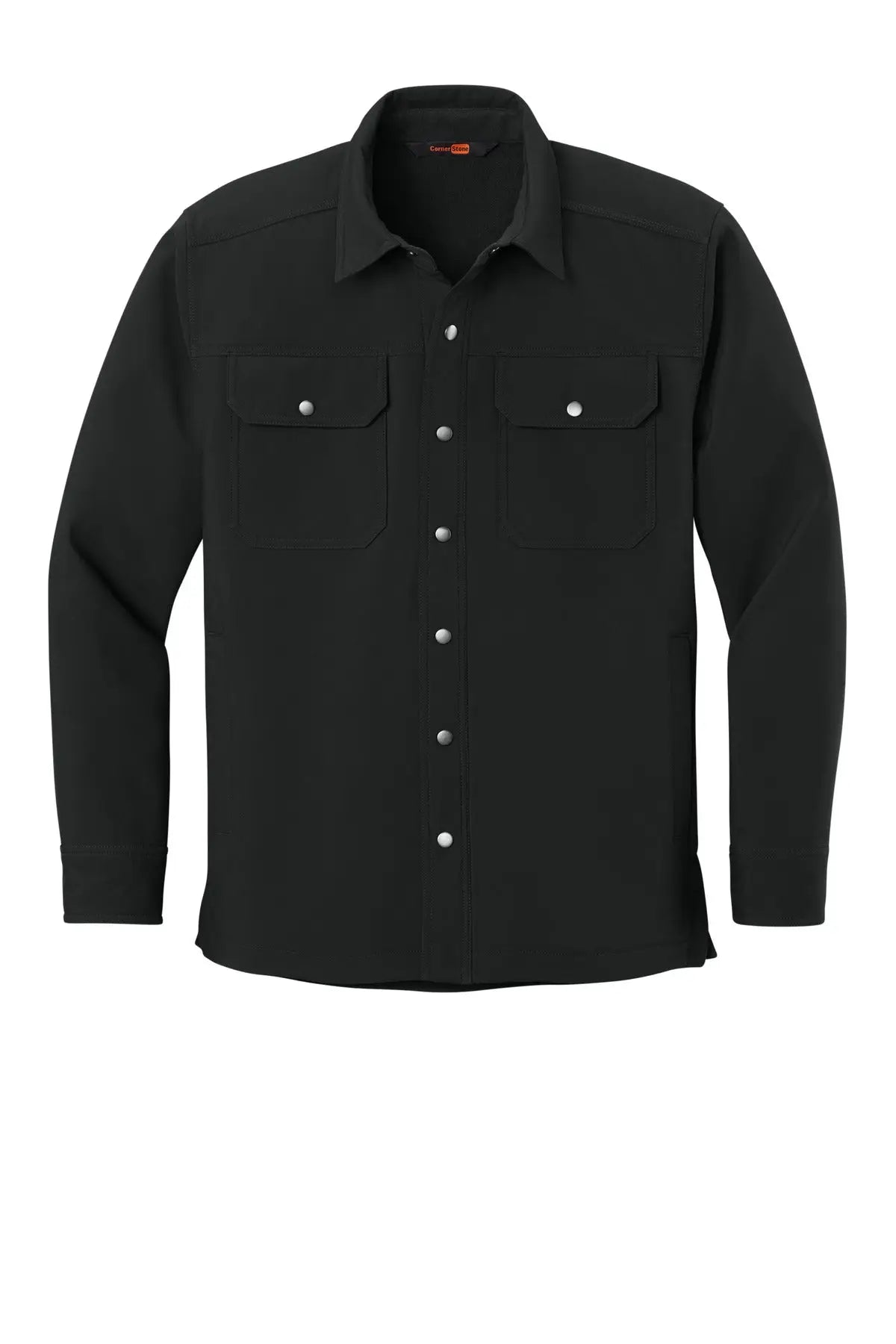 Cornerstone Csj73 Soft Shell Shirt Jacket - Black