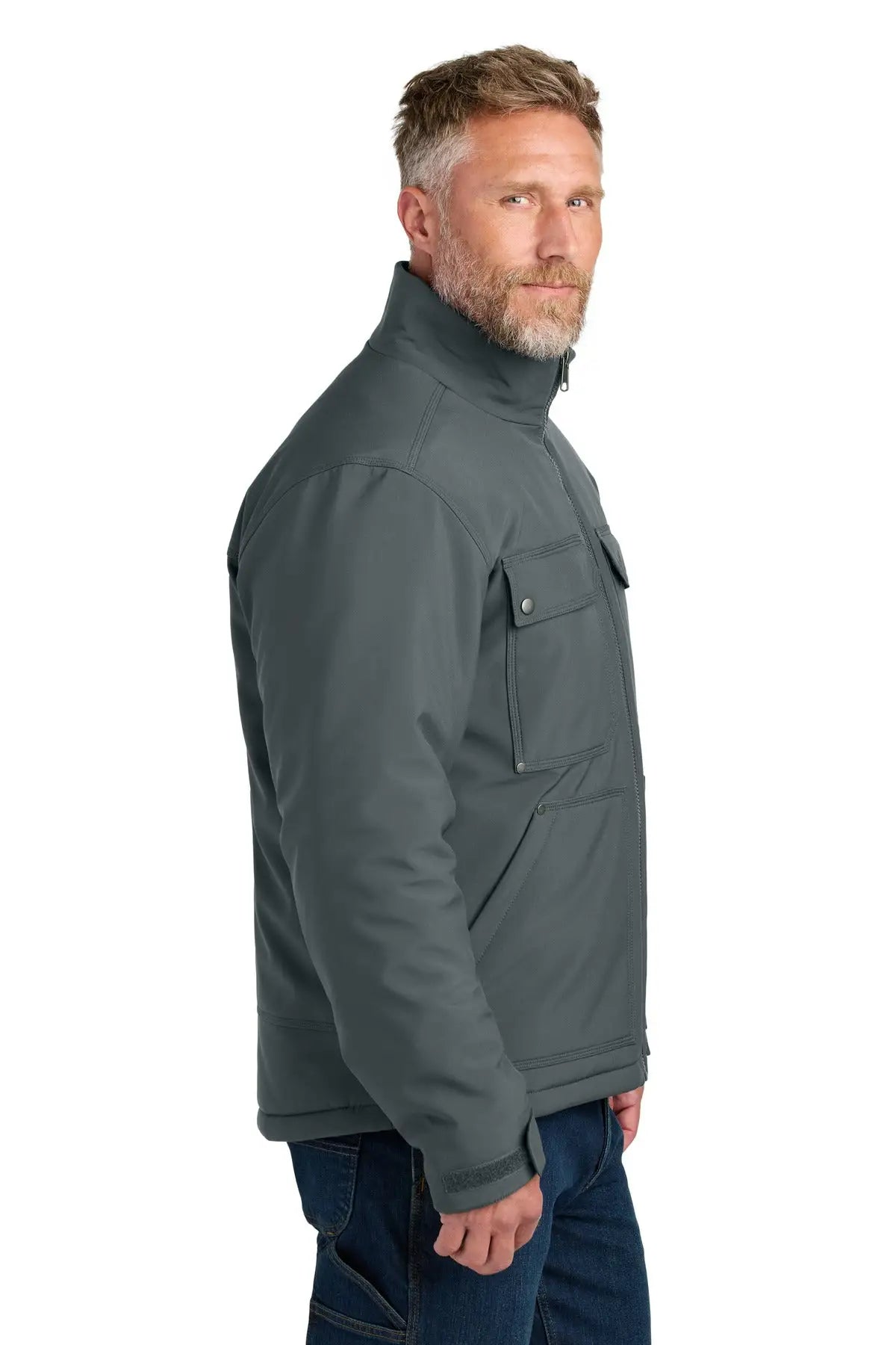 Cornerstone Csj75 Insulated Workwear Soft Shell - Iron Gray