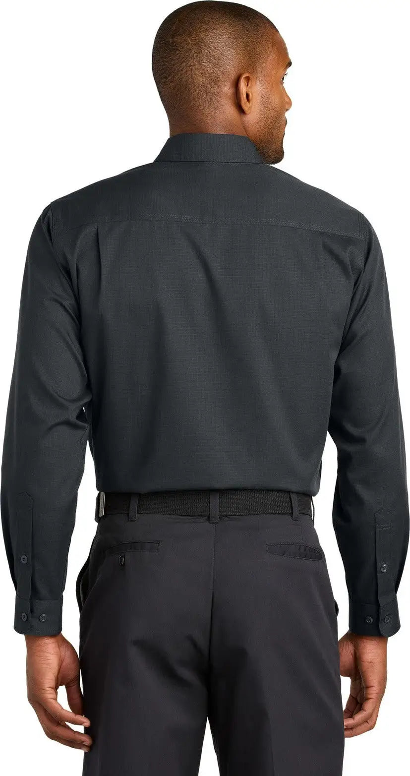 Cornerstone Csw174 Long Sleeve Select Ripstop Shirt - Echo Steel