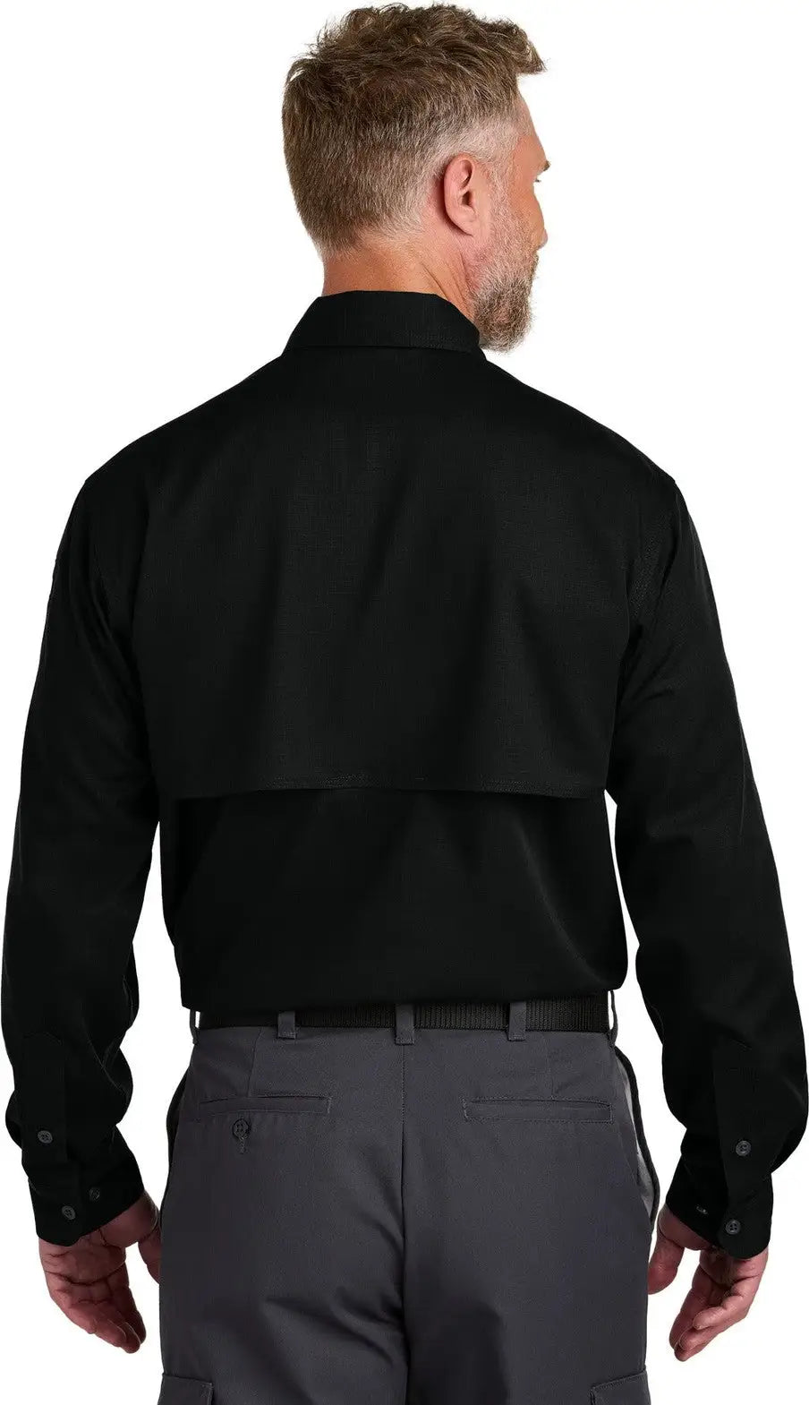 Cornerstone Csw176 Long Sleeve Select Tactical Shirt - Black