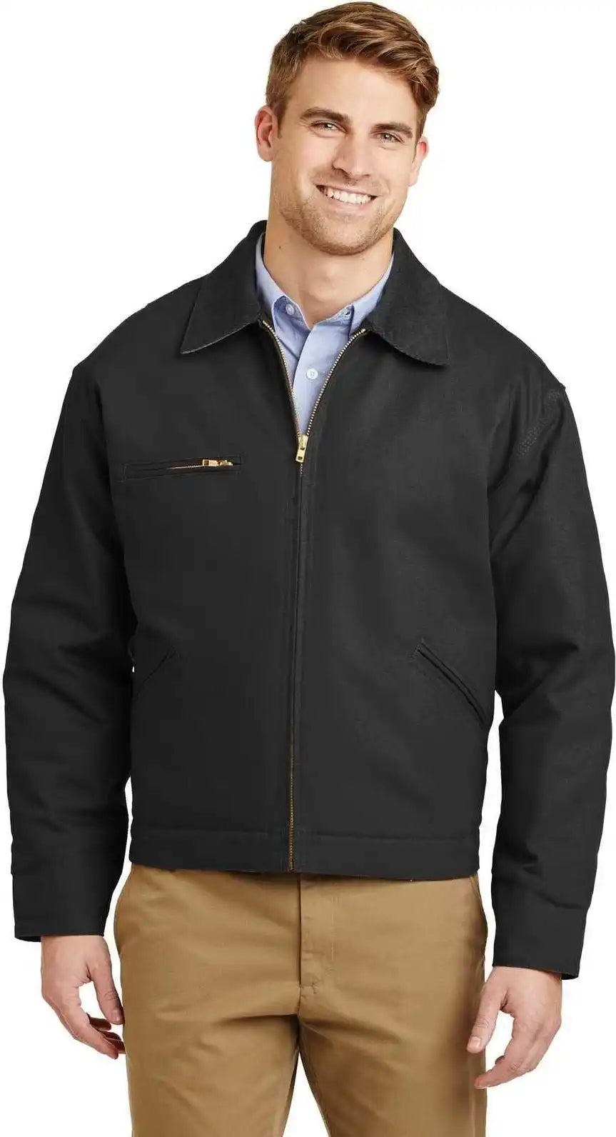 Cornerstone J763 Duck Cloth Work Jacket - Black