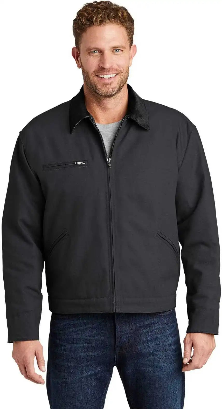 Cornerstone J763 Duck Cloth Work Jacket Charcoal