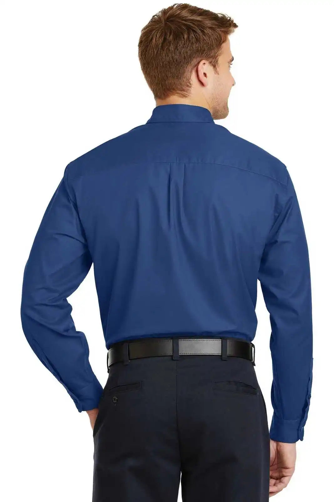 Cornerstone Sp17 Long Sleeve Superpro Twill Shirt - Royal