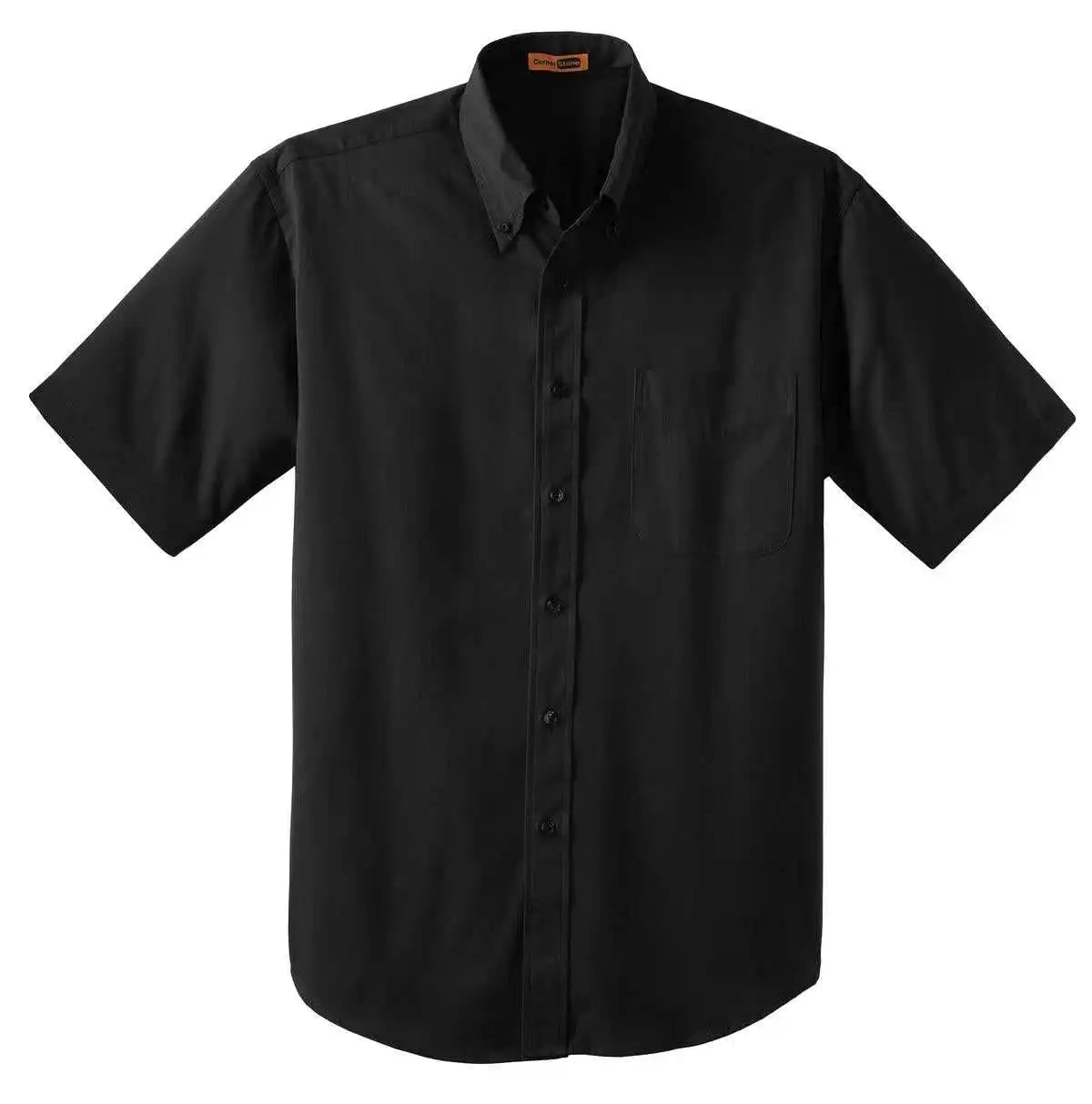 Cornerstone Sp18 Short Sleeve Superpro Twill Shirt - Black