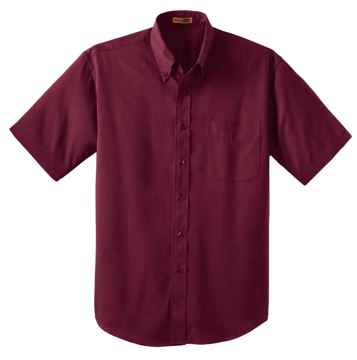 Cornerstone Sp18 Short Sleeve Superpro Twill Shirt - Burgundy