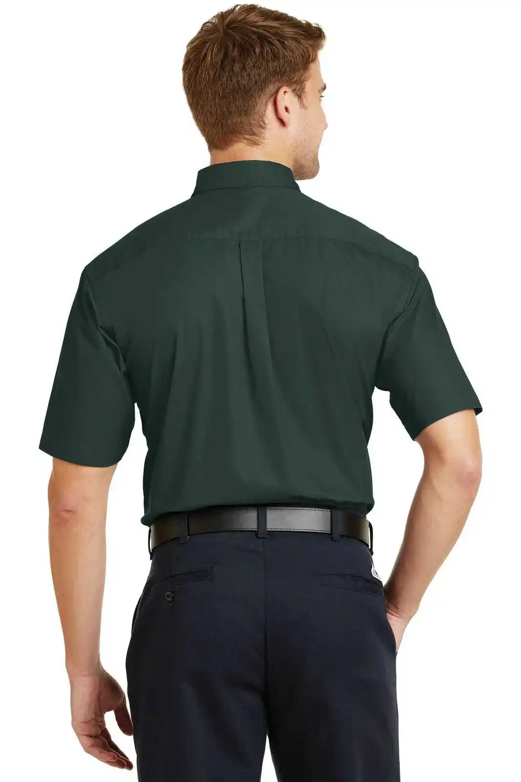 Cornerstone Sp18 Short Sleeve Superpro Twill Shirt - Dark Green