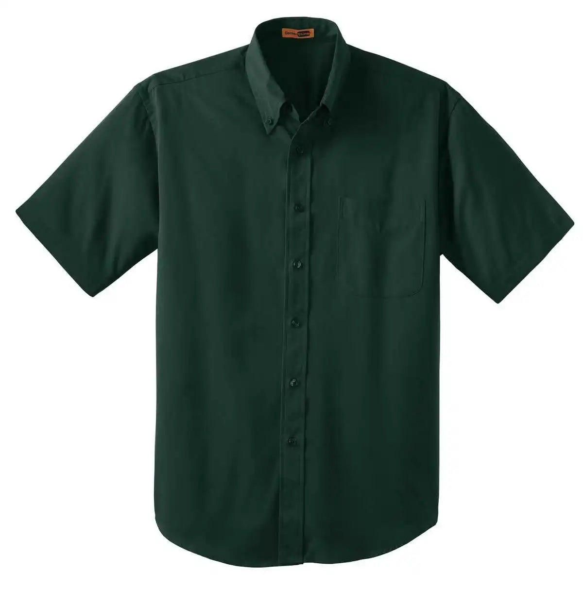 Cornerstone Sp18 Short Sleeve Superpro Twill Shirt - Dark Green