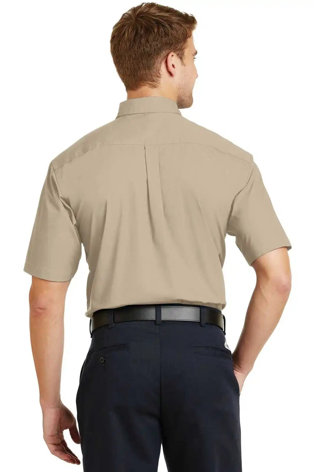 Cornerstone Sp18 Short Sleeve Superpro Twill Shirt - Stone