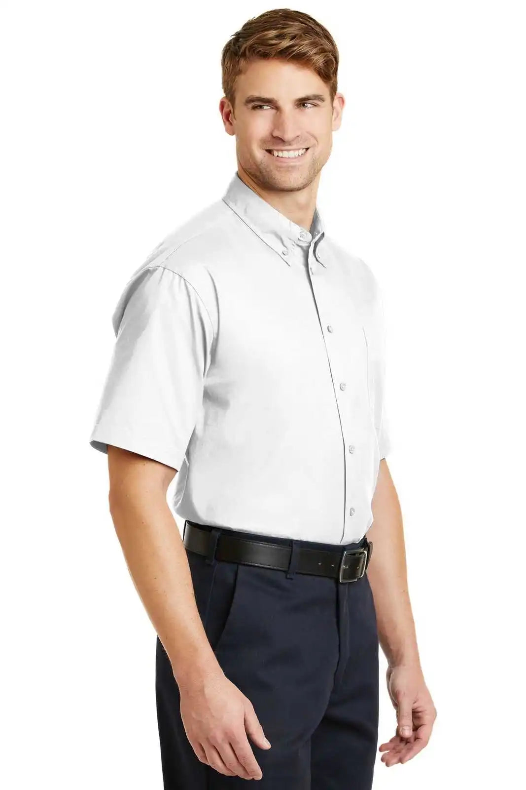Cornerstone Sp18 Short Sleeve Superpro Twill Shirt - White