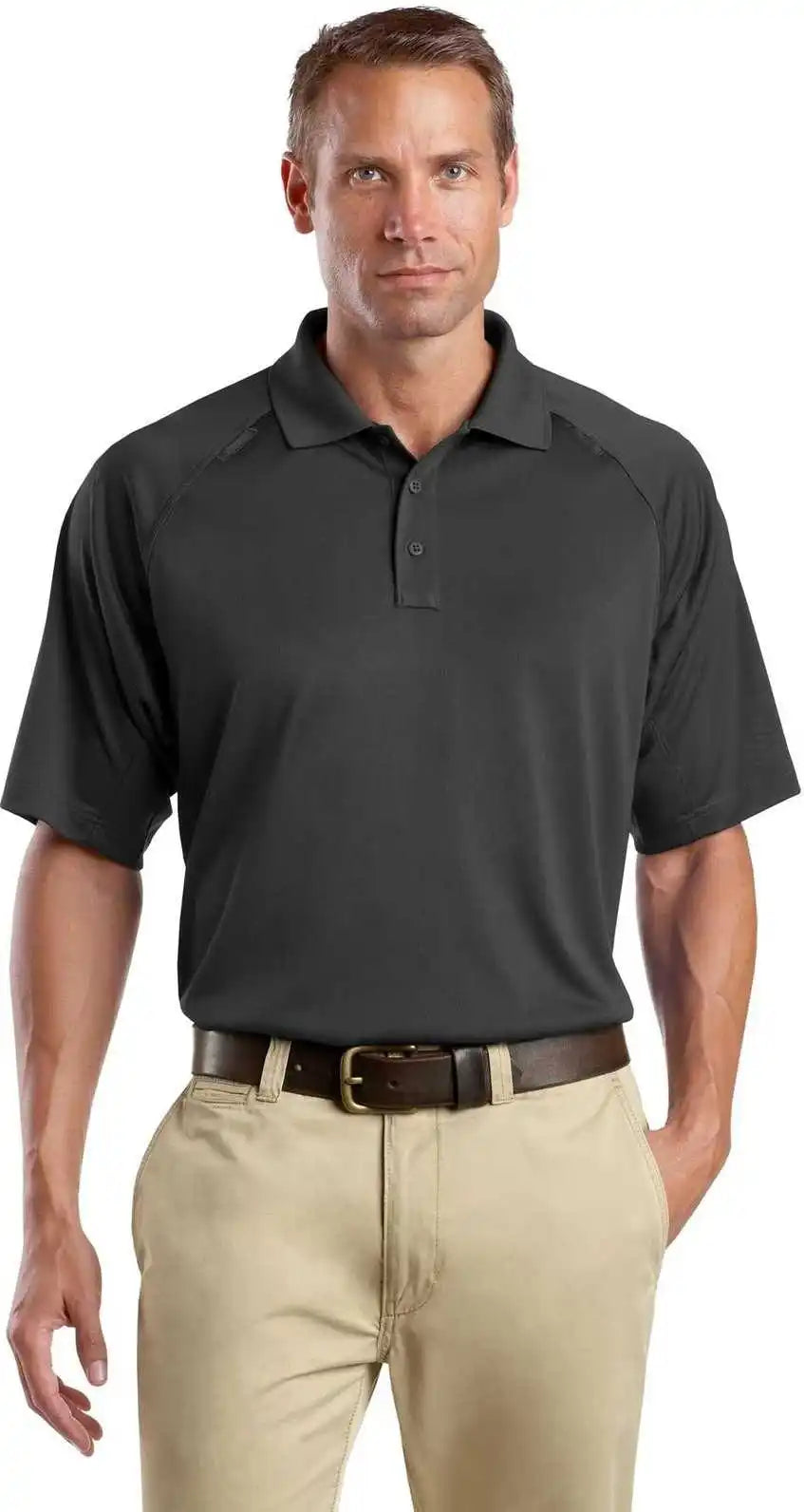 Cornerstone Tlcs410 Tall Select Snag-proof Tactical Polo - Charcoal