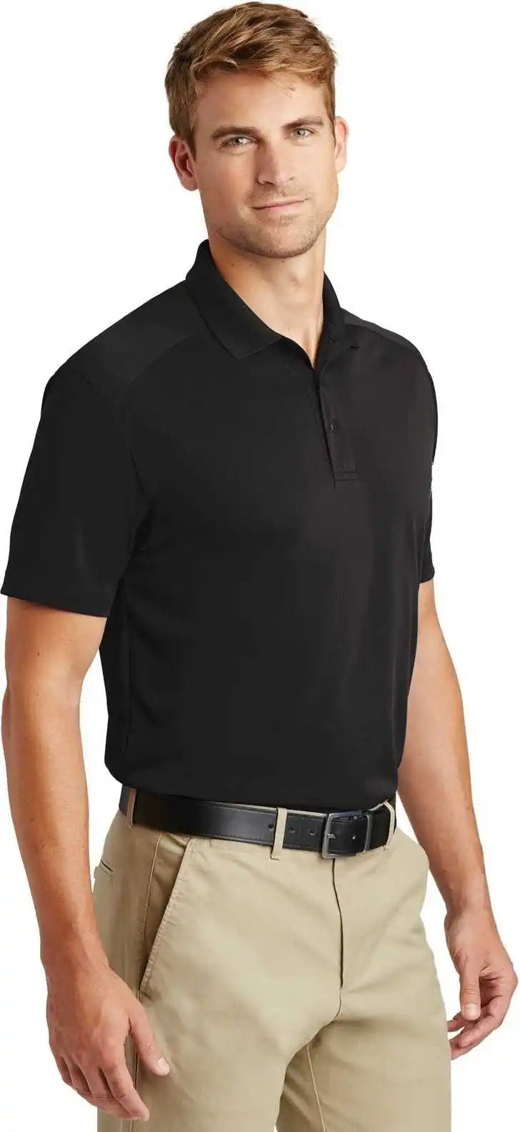 Cornerstone Tlcs418 Tall Select Lightweight Snag Proof Polo Black