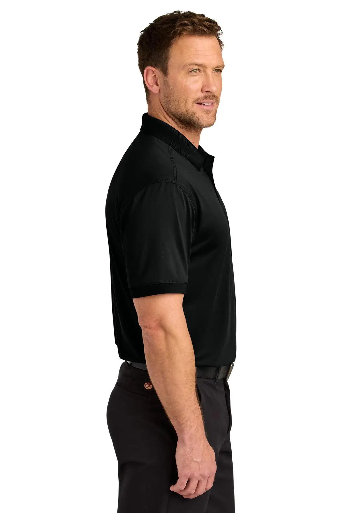 Cornerstone Tlcs450 Tall Workwear Pro Polo - Black