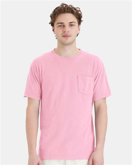 Cotton Candy Garment-Dyed Pocket T-Shirt - GDH150