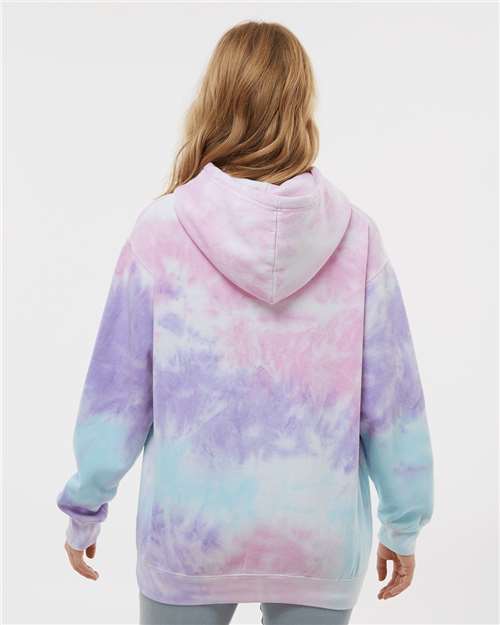 Cotton Candy Tie-Dyed Hooded Sweatshirt - 8777