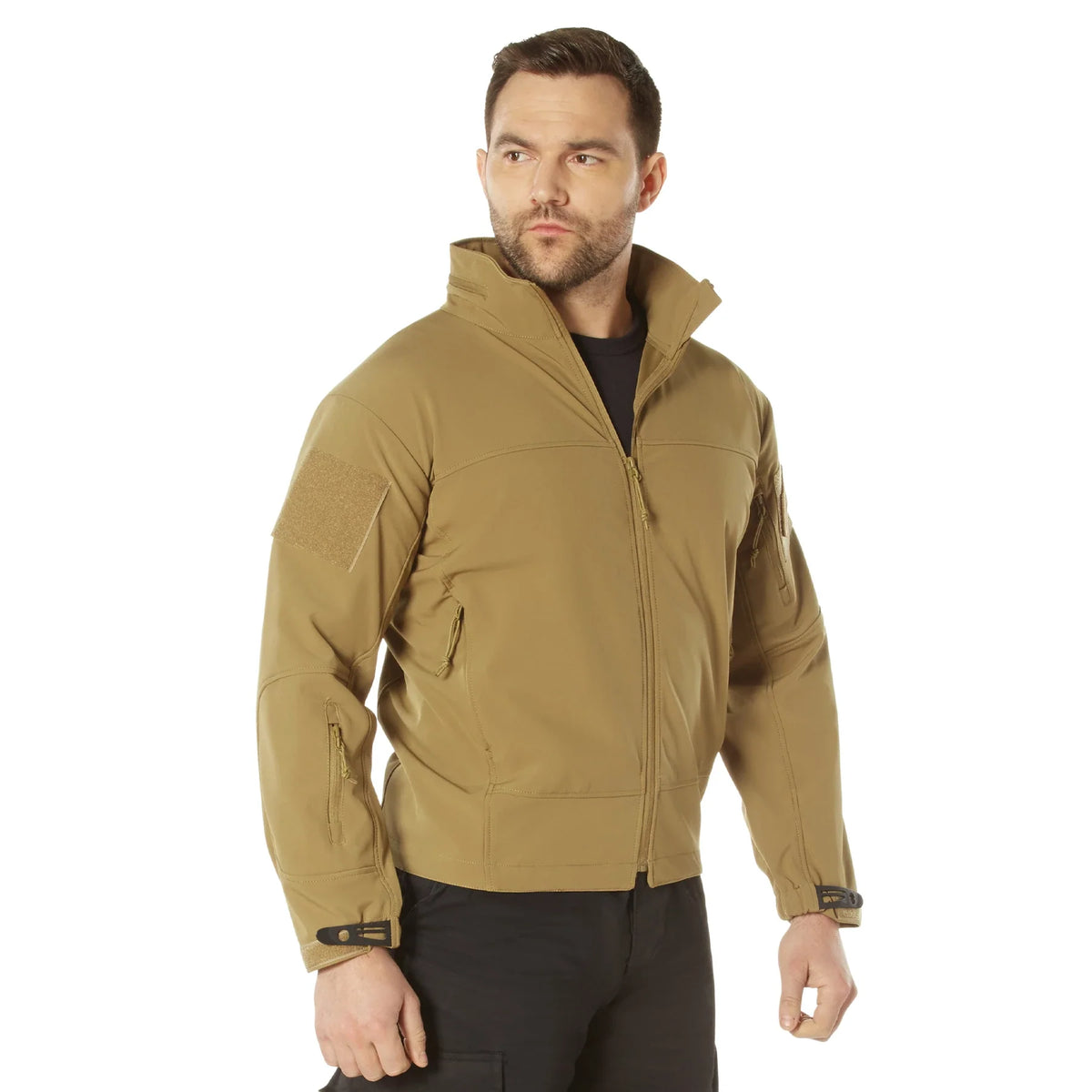 Covert Ops Lightweight Soft Shell Jacket - Coyote Brown / s