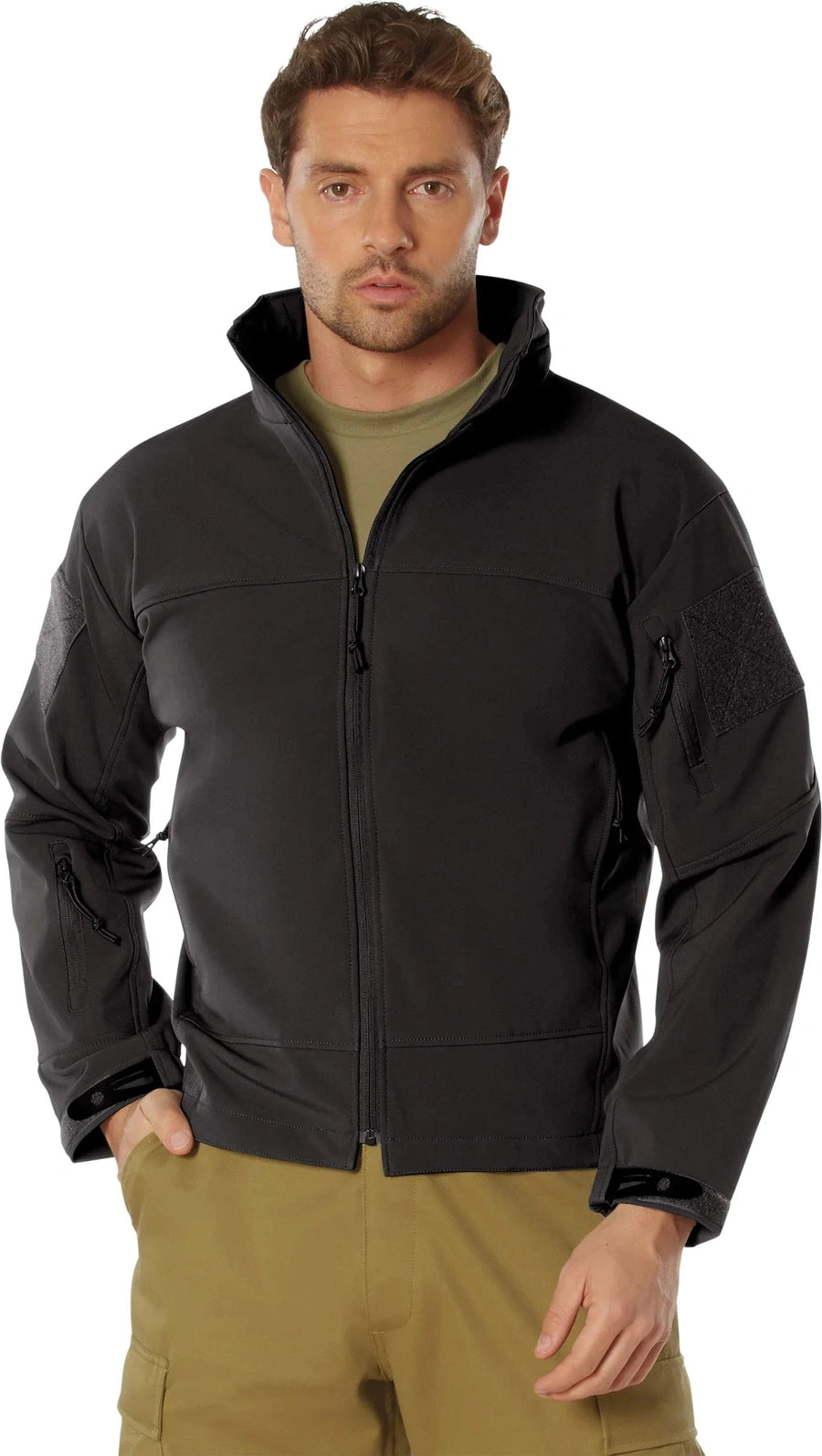 Covert Ops Lightweight Soft Shell Jacket - Black / s