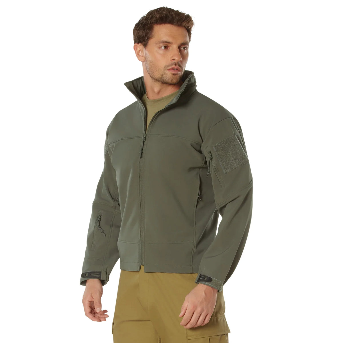 Covert Ops Lightweight Soft Shell Jacket - Olive Drab / s