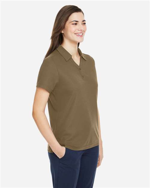 Coyote Brown Women&#39;s Fusion ChromaSoft™ Pique Polo - CE112W