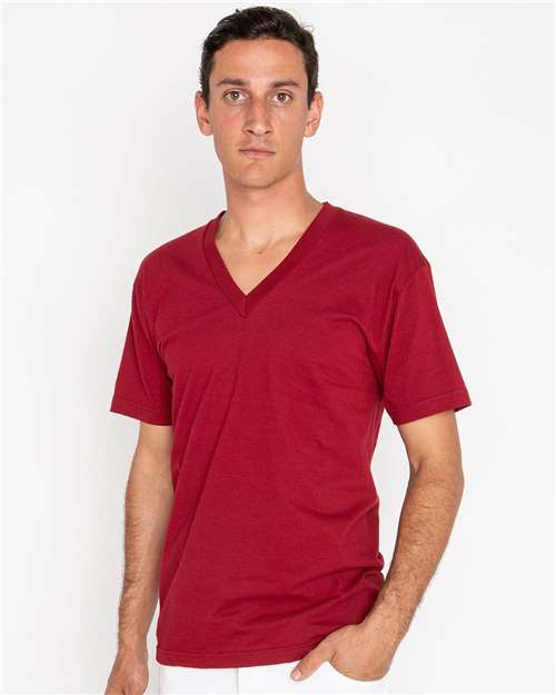 Cranberry USA-Made Fine Jersey V-Neck T-Shirt - 24056
