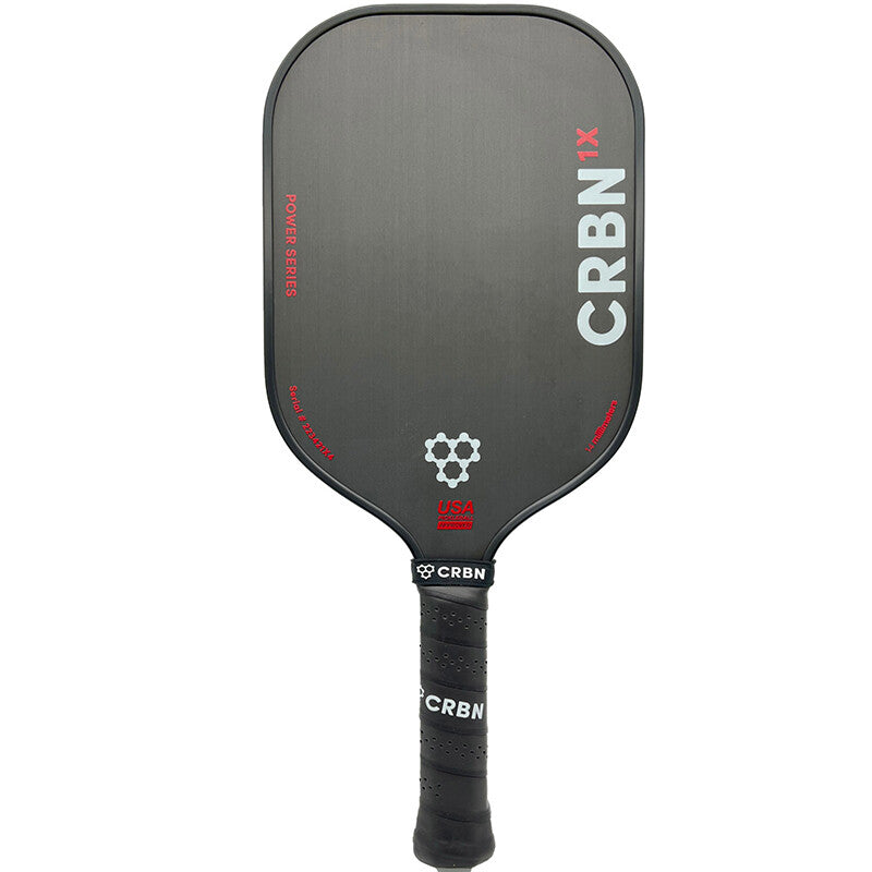 CRBN 1X Power Series Pickleball Paddle 14mm - Black - HIT a Double