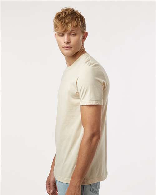 Cream Combed Cotton T-Shirt - 602