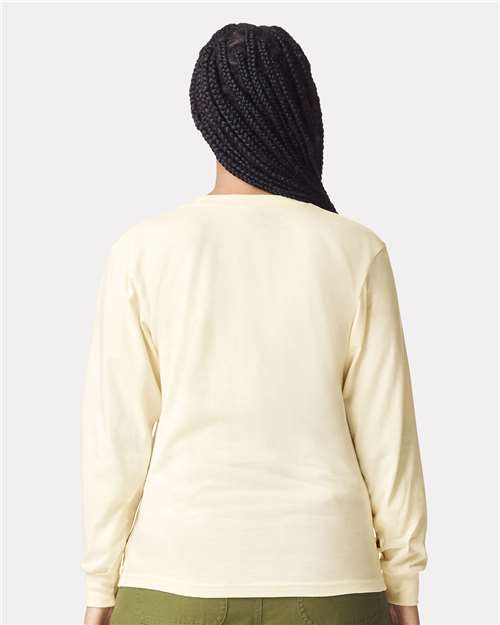 Cream Fine Jersey Long Sleeve Tee - 2007