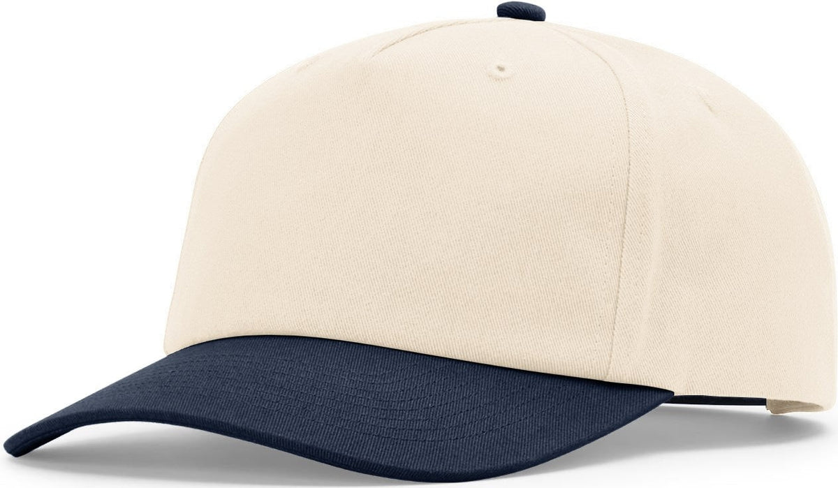 Cream/Navy 5 Panel Relaxed Gramps