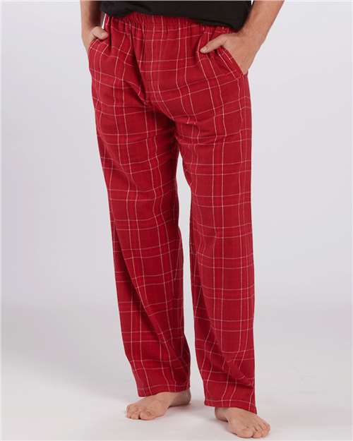 Crimson Field Day Plaid Harley Flannel Pants - BM6624