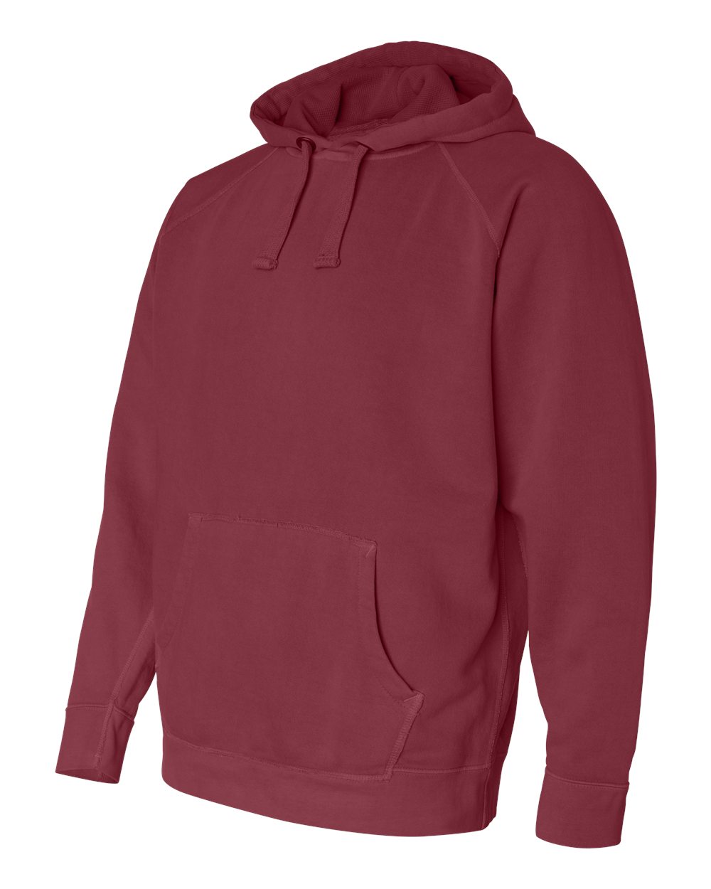 Crimson Garment Dyed Hooded Sweatshirt - 1565