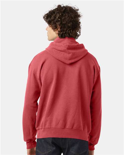 Crimson Garment-Dyed Hooded Sweatshirt - CD450