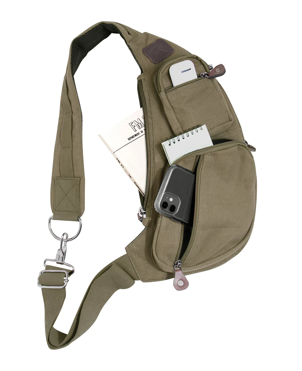 Crossbody Canvas Sling Bag